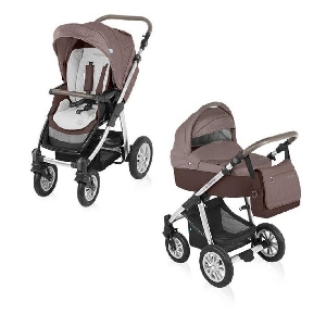 Carucior 2 in 1 Dotty Baby Design, Brown