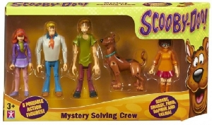 Set 5 figurine 13 cm Echipa Misterelor Scooby-Doo,