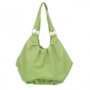 Geanta PomPom OBaby, Lime