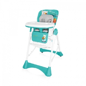 Scaun de masa Pepe Baby Design, Turquoise Bear