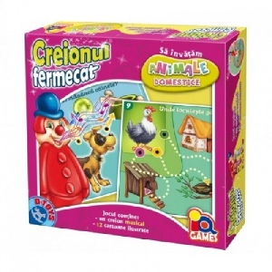 Joc educativ Creionul Fermecat - Animale Domestice D-Toys,