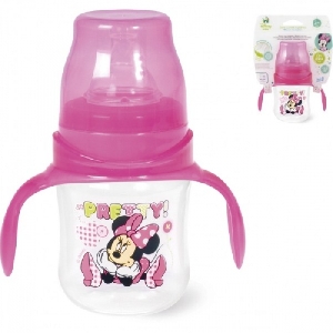 Biberon cu maner 120 ml Lulabi, Minnie Mouse