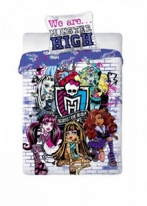 Lenjerie de pat Monster High 160 x 200 cm Disney,