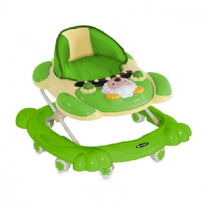 Premergator cu 4 roti si protectie trepte Lamb Bertoni, Green