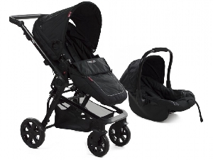 Carucior copii transformabil BabyGo MyKids, Black