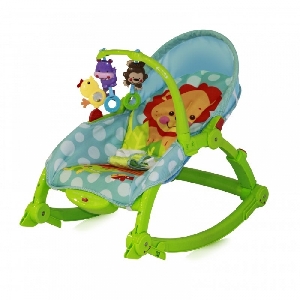 Fotoliu balansoar Chill Out 3 in 1 Lorelli, Green