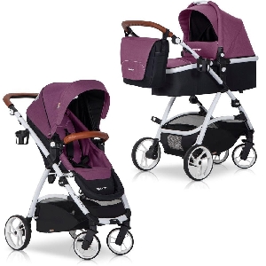 Carucior nou-nascuti 2 in 1 Optimo Easy Go, Purple