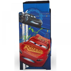 Organizator jucarii cu cadru din lemn Disney Delta Children, Cars