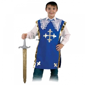 Costum pentru serbare Muschetarul Athos cu sabie Fries, 116 cm