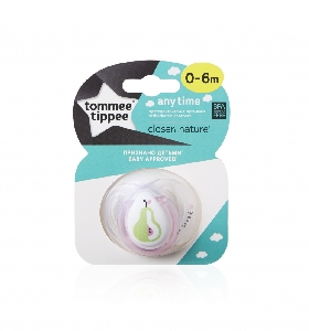 Suzeta Ortodontica Anytime 0-6 Luni Tommee Tippee, Roz