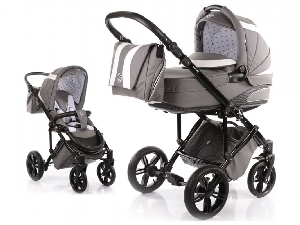 Carucior copii 2 in 1 cu landou Volkswagen Carbon Optik MyKids, Grey