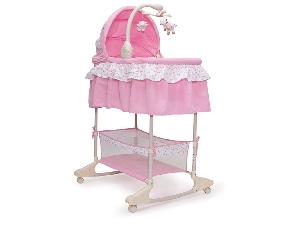 Leagan cu landou 3 in 1 Bassinet Nap Moni, Pink