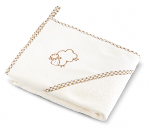 Prosop cu gluga Sheep 80 x 80 cm Sensillo, Beige