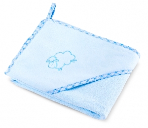 Prosop cu gluga Sheep 80 x 80 cm Sensillo, Blue