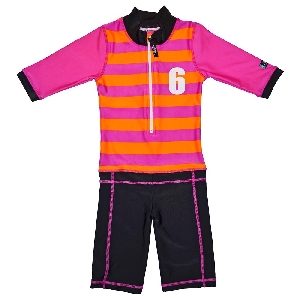 Costum de baie Sport pink protectie UV Swimpy, 92-104