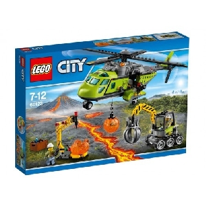 Elicopter de aprovizionare la vulcan 60123 LEGO City,