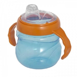 Cana cu manere KidiSipper Tubby Vital Baby, Albastru