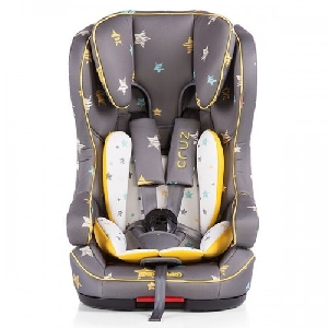 Scaun auto 9-36 kg Cruz cu sistem Isofix Chipolino, Stars Graphite