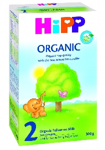 Lapte de continuare Organic 2 300g HiPP,