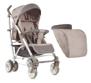 Carucior sport S-200 cu husa de picioruse Lorelli, Beige