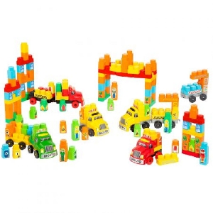 Set 200 piese de constructie - Camioane Molto,