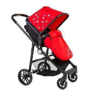 Carucior 2 in 1 Happy In The Park Juju, Black-Red