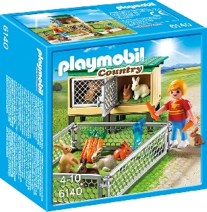 Tarc de Iepuri cu Cusca Playmobil,