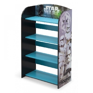 Raft carti si jucarii cu cadru din lemn Disney Delta Children, Star Wars