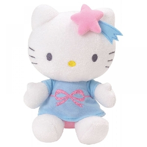 Jucarie de plus fosforescenta Hello Kitty Luminou Fun House,