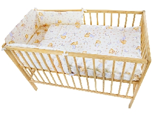 Lenjerie MyKids TEDDY STELUTE Crem 4+1 Piese 140x70 cm