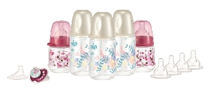 Set Biberoane Nou Nascut Fetita, nip 39019