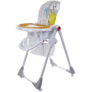 Scaun de masa Comfort Lux - Sun Baby - Gri/Portocaliu