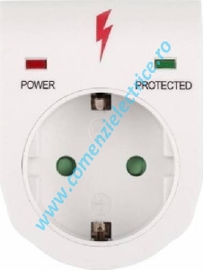 PRIZA CU PROTECTIE LA SUPRATENSIUNE 16A 250V 4.5KA