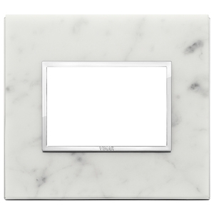 Rama ornament 3 module Stone Carrara White Eikon Evo