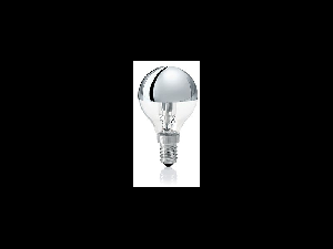 Bec halogen Alo Sfera Cromo, 28W, E14, 250Lm