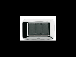 Placa ornament 6 module Crom lucios  Ave Yes 45