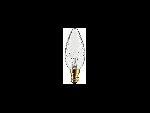 BEC INCANDESCENT - Deco 60W E14 BW35 CL