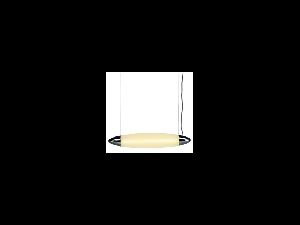 Lampa CREST PD-1,crom/alb,2 T5