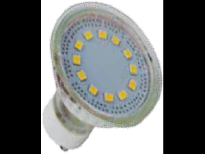 LED Spotlight - 3W GU10 cupa de sticla alba VT-1859