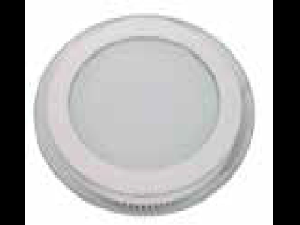 Panel LED spot din sticla, rotund alb - 12W, VT- 1202 G