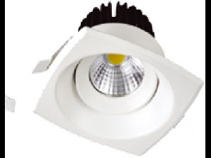 LED Spot 8W COB patrat, corp alb 3000K, VT-2908SQ