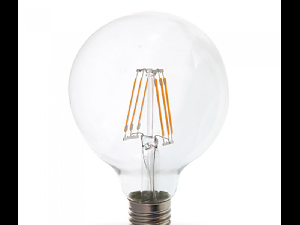 Bec LED Filament,10 w,E27,lumina calda,bulb sticla G125