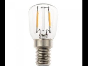 Bec LED Filament,2 w,E14,lumina alba,bulb sticla ST26