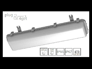 Corp de iluminat antiex EXL 210 LED 20,4W