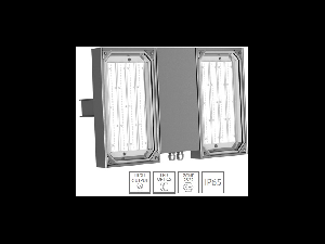 Corp de iluminat antiexplozie cu optica speciala EXL 380 LED 90W