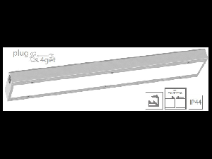 Corp de iluminat pentru uz industrial INS 300 LED 57W