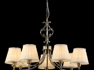 Candelabru Vesta,7 becuri dulie E14, 230V,D.75cm, H.53 cm,Bronz