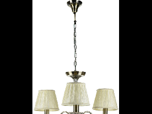 Candelabru Battista ,3 becuri dulie E14, 230V,D.38cm, H.57 cm,Bronz