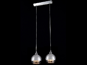 Lampa suspendata Fusion Iceberg,2 x E14,D.370,cm,H.1000 cm,Nichel