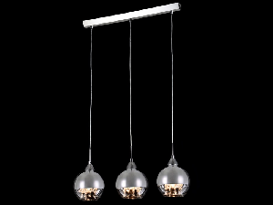 Lampa suspendata Fusion Iceberg,3 x E14,D.570,cm,H.1000 cm,Nichel